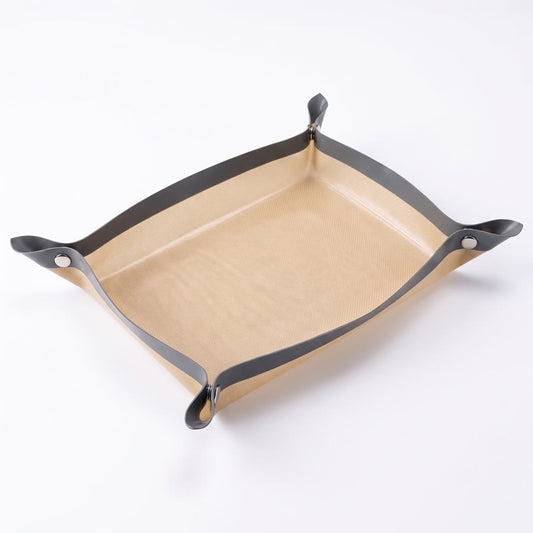 Foil-free roasting tray with snapped corners